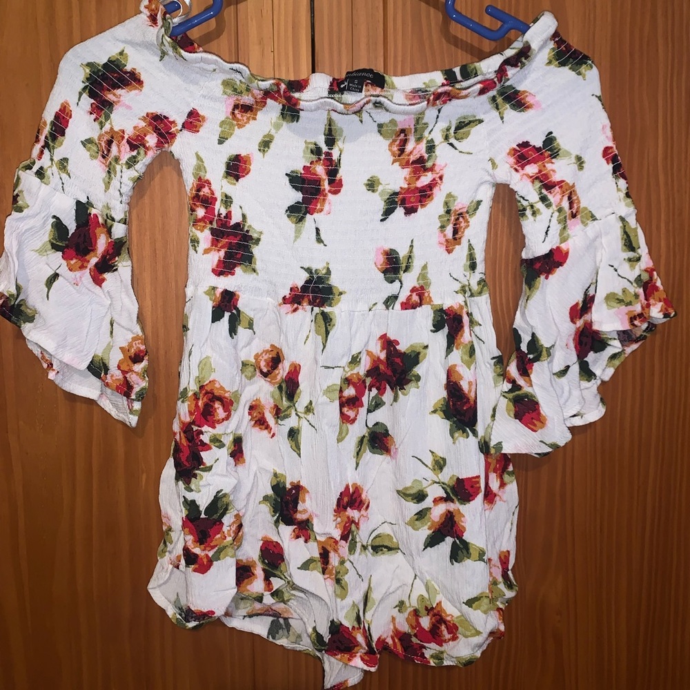 Floral Off the Shoulder Top